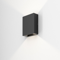 LEDPOINT square up&down M930 68&#176; exterior kinkiet czarny struktura 	26547-M930-WB-00-12