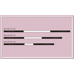 MIXLINE 216 LED 3000K 54° natynkowy biały struktura 40288-M930-W3-00-13