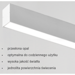 SET TRU LED 86 natynkowy track biały struktura  16404-L930-D9-00-13