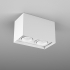 SQUARES next 50x2 LED M930 36° Phase-Control natynkowy biały struktura 46969-M930-FW-PH-13