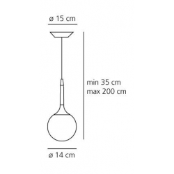 Castore suspension 14 1045110A  LAMPA WISZĄCA ARTEMIDE