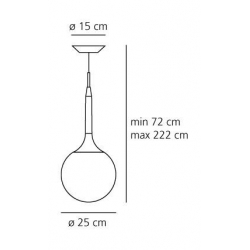 Castore suspension 25 1053010A  LAMPA WISZĄCA ARTEMIDE