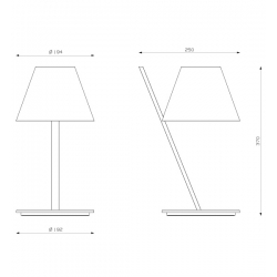 LA PETITE 17510 LAMPA BIURKOWA ARTEMIDE  Rózne kolory