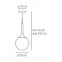 Castore suspension 25 1053010A  LAMPA WISZĄCA ARTEMIDE