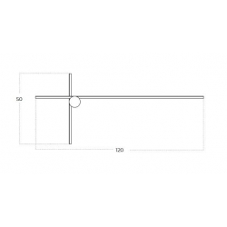 FRANK A BIAŁY KINKIET LED    AZ5759 AZZARDO