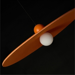 FREYA ORANGE FILCOWA LAMPA WISZĄCA LED	AZ5906  AZZARDO