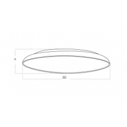 CLARA TOP 80 CCT SWITCH DIMM PLAFON LED AZ5805  AZZARDO