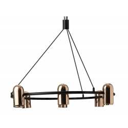 VIVI 8 CZARNO-ZŁOTA LAMPA WISZĄCA 					AZ5731   AZZARDO
