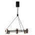 VIVI 8 CZARNO-ZŁOTA LAMPA WISZĄCA 					AZ5731   AZZARDO