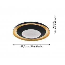 CANICOSA 2 PLAFON 98527 EGLO WYPRZEDAŻ EKSPOZYCJI