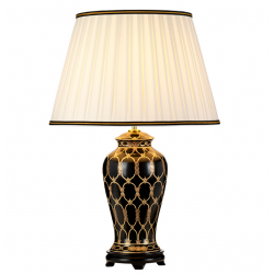 TAIPEI STOŁOWA CZARNA   Designer's Lightbox  Elstead Lighting