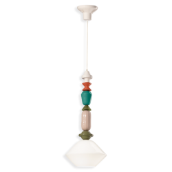 LARIAT CERAMICZNA LAMPA WISZĄCA     C2711 BLT   FERROLUCE