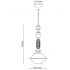 LARIAT CERAMICZNA LAMPA WISZĄCA     C2711 BLT   FERROLUCE