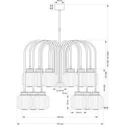 ALBA ZWIS 12xE14   ALB-ZW-12 KUTEK