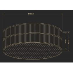 LAVONE PLAFON LAV-PLM-6 440-2  KUTEK  Różne kolory