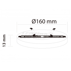 Panel LED line EasyFix 12W   Różne barwy światła