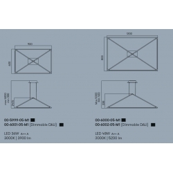 LAMPA WISZĄCA TUBS LED 00-6000-05-M1