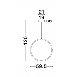 COLON LAMPA WISZĄCA LE41609   Luces Exclusivas