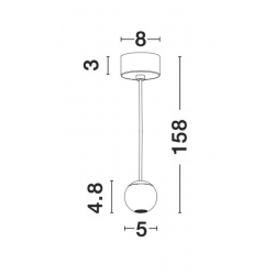 ECIJA LAMPA WISZĄCA LE41614   Luces Exclusivas