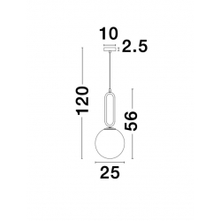 PINTO LAMPA WISZĄCA  LE41762 Luces Exclusivas