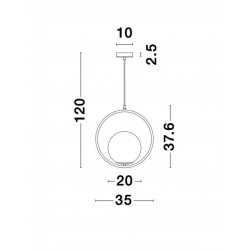 RENGO LAMPA WISZĄCA  LE41770   Luces Exclusivas