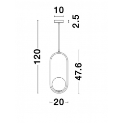 RENGO LAMPA WISZĄCA  LE41771   Luces Exclusivas