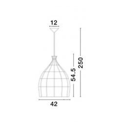 PERICO LAMPA WISZĄCA LE42142  Luces Exclusivas