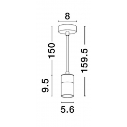 CAYES LAMPA WISZĄCA LE42620 Luces Exclusivas