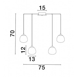 ADOBE LAMPA WISZĄCA LE43365   Luces Exclusivas