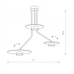 DISK LAMPA WISZĄCA 7644   NOWODVORSKI