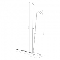 MONO LAMPA PODŁOGOWA 7708 NOWODVORSKI