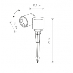 TUBINGS M LAMPA SZPIKULEC IP54    8161 NOWODVORSKI