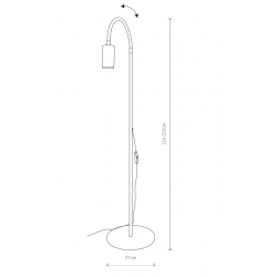 EYE FLEX STOJĄCA LAMPA NOWODVORSKI    Różne kolory