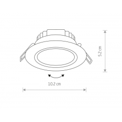 EOL 5W 3000K WPUST LED   8988  NOWODVORSKI