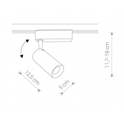 PROFILE IRIS LED 12W 4000K lampa do szynoprzewodu   Nowodvorski 9002