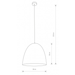 EGG M LAMPA WISZĄCA 9022   NOWODVORSKI