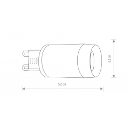 HALOPIN LED 3W G9 3000K     9173  NOWODVORSKI