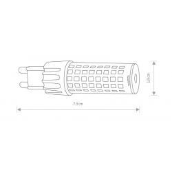 HALOPIN LED 7W G9    9197 NOWODVORSKI