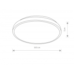 AGNES ROUND LED 22W  NOWODVORSKI  Różne wersje