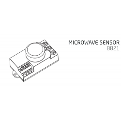 SATELLITE S SENSOR PLAFON CZARNY   8010 NOWODVORSKI