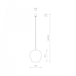 HAITI S LAMPA WISZĄCA 11163 NOWODVORSKI