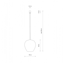 HAITI M LAMPA WISZĄCA 11164 NOWODVORSKI