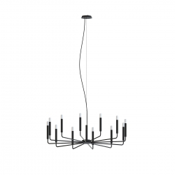 ORTO XII B CZARNA LAMPA WISZĄCA 11464 NOWODVORSKI