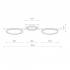 CIRCOLO LAMPA LED 33W 3000K  10816  NOWODVORSKI