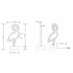 FLAMINGO LAMPA STOŁOWA R55240101 Reality Leuchten