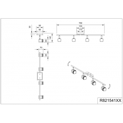 ROUBAIX LED LISTWA R82154131 Reality Leuchten