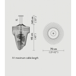 ARIA L TRANSPARENT lampa wisząca SLAMP