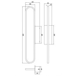 GIANNI KINKIET IP44 283779132 Trio Lighting