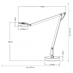 AMSTERDAM LAMPA BIURKOWA 527920101 TRIO LIGHTING