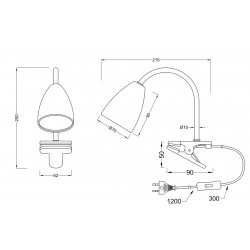 WANDA LAMPA KLIPS 202620132 Trio Lighting